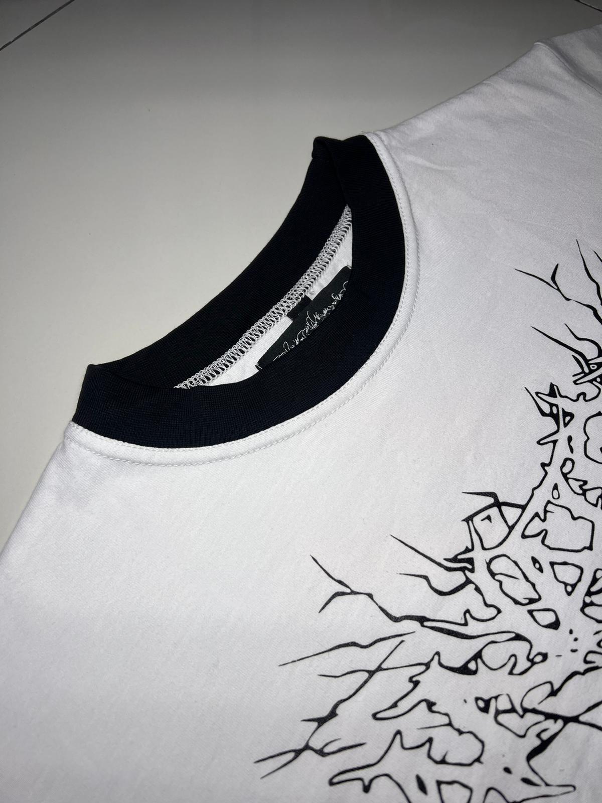 White Metal Ringer tee