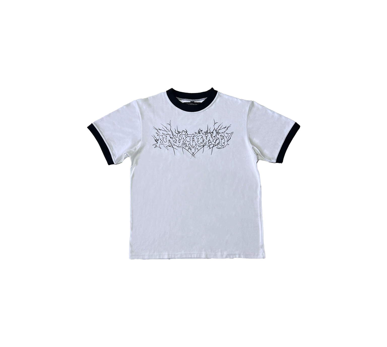White Metal Ringer tee